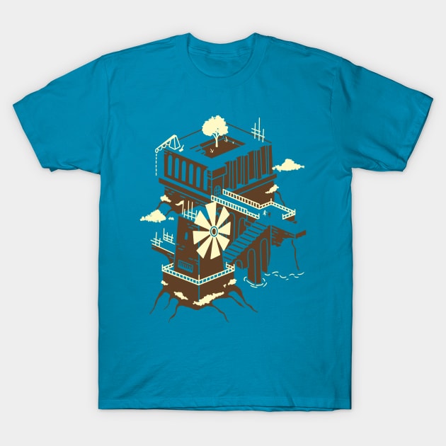 Castle of the Mist T-Shirt by TravisPixels